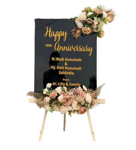 Papan Bunga Akrilik Temon