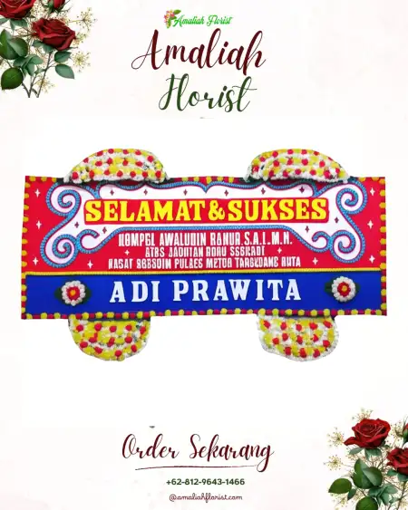 Papan Bunga Ucapan Selamat Temon